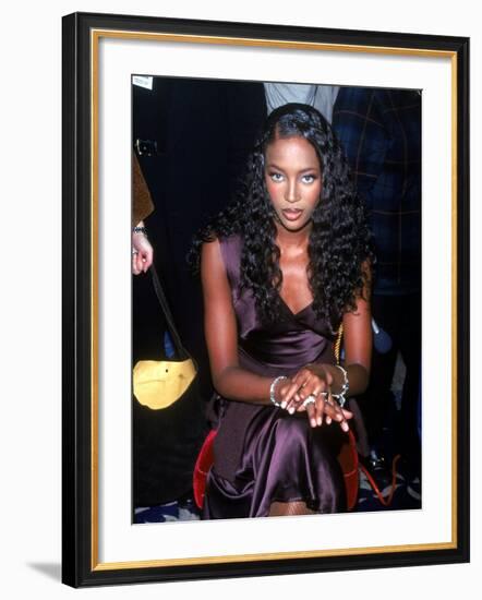 Model Naomi Campbell-Dave Allocca-Framed Premium Photographic Print