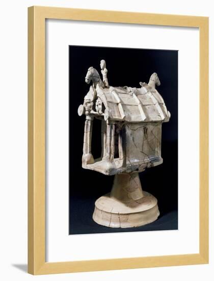 Model of Chapel, Terracotta Sculpture, from Sabucina at Caltanissetta, Italy-null-Framed Giclee Print