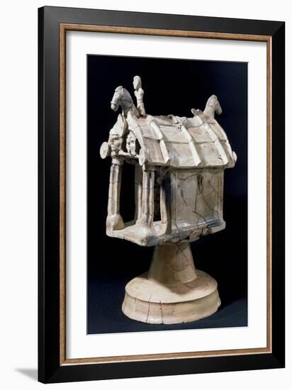 Model of Chapel, Terracotta Sculpture, from Sabucina at Caltanissetta, Italy-null-Framed Giclee Print