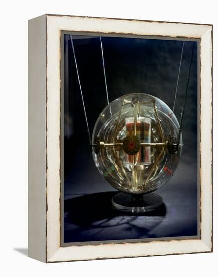 Model of Earth Satellite Created at Naval Research Lab Shows How Instruments Will Be Stacked-Hank Walker-Framed Premier Image Canvas