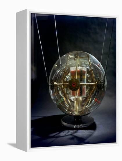 Model of Earth Satellite Created at Naval Research Lab Shows How Instruments Will Be Stacked-Hank Walker-Framed Premier Image Canvas