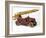 Model of Fire Engine with an Extending Ladder-null-Framed Photographic Print