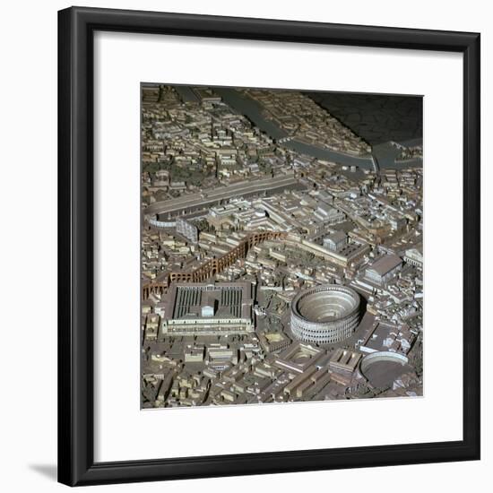 Model of Imperial-period Rome, 2nd century. Artist: Unknown-Unknown-Framed Photographic Print