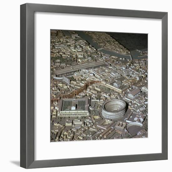 Model of Imperial-period Rome, 2nd century. Artist: Unknown-Unknown-Framed Photographic Print