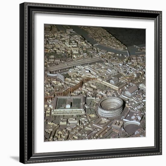 Model of Imperial-period Rome, 2nd century. Artist: Unknown-Unknown-Framed Photographic Print