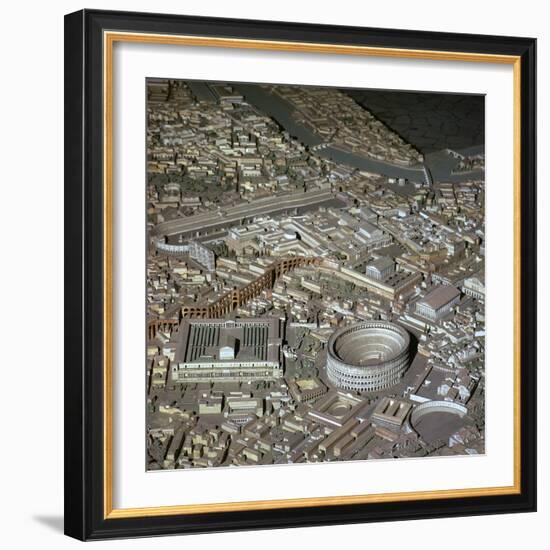 Model of Imperial-period Rome, 2nd century. Artist: Unknown-Unknown-Framed Photographic Print