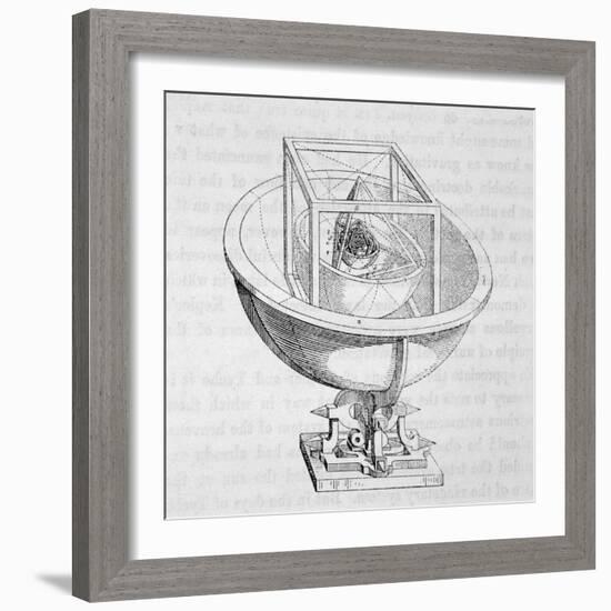 Model of Kepler's Planetary System-null-Framed Art Print