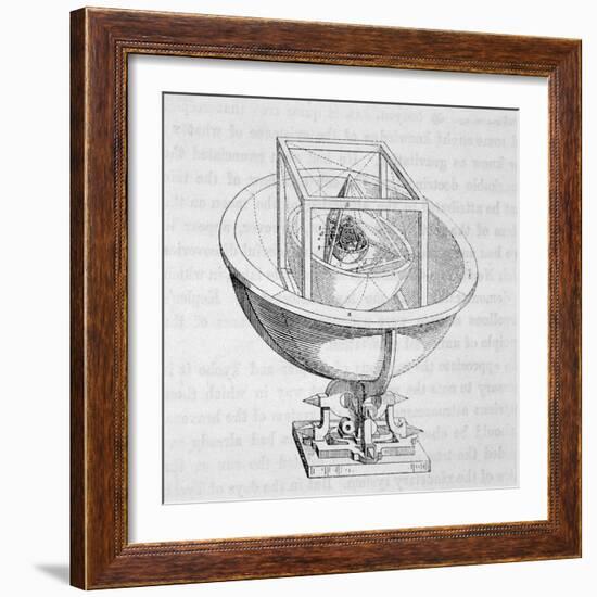 Model of Kepler's Planetary System-null-Framed Art Print