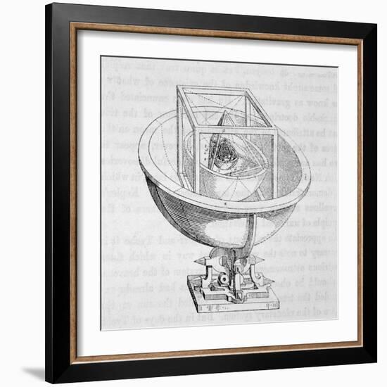 Model of Kepler's Planetary System-null-Framed Art Print