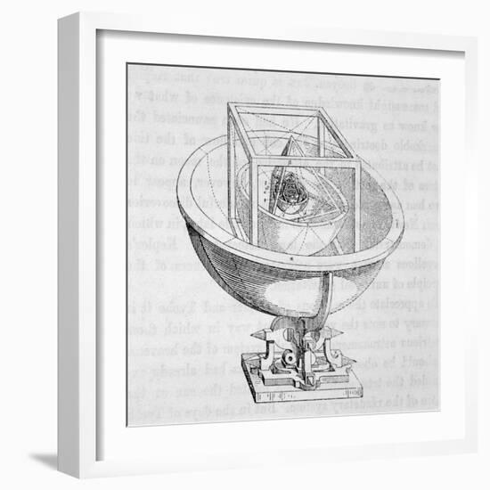 Model of Kepler's Planetary System-null-Framed Art Print