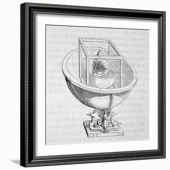 Model of Kepler's Planetary System-null-Framed Art Print