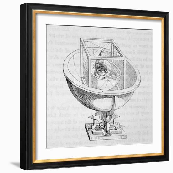 Model of Kepler's Planetary System-null-Framed Art Print