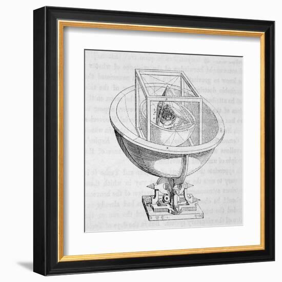 Model of Kepler's Planetary System-null-Framed Art Print