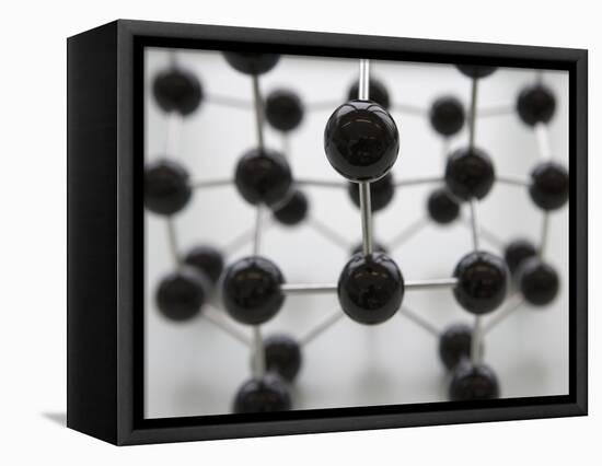 Model of Molecular Structure-Michael Haegele-Framed Premier Image Canvas