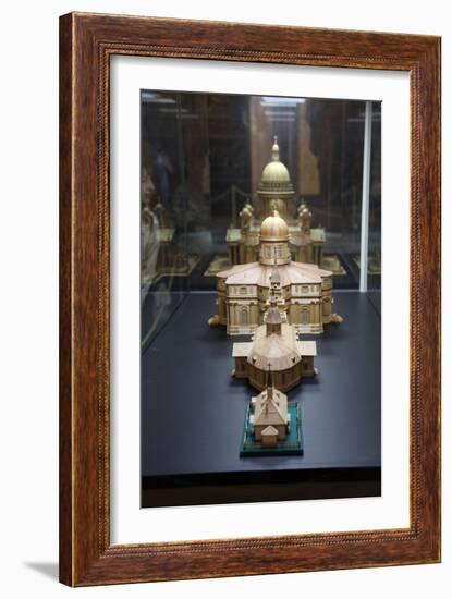 Model of St Isaac's Cathedral, St Petersburg, Russia, 2011-Sheldon Marshall-Framed Photographic Print