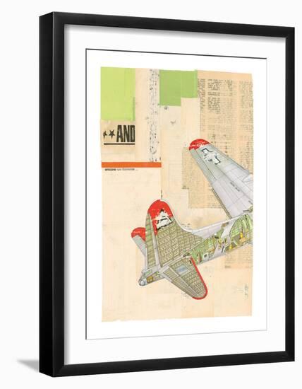 Model Plane 4-Kareem Rizk-Framed Art Print