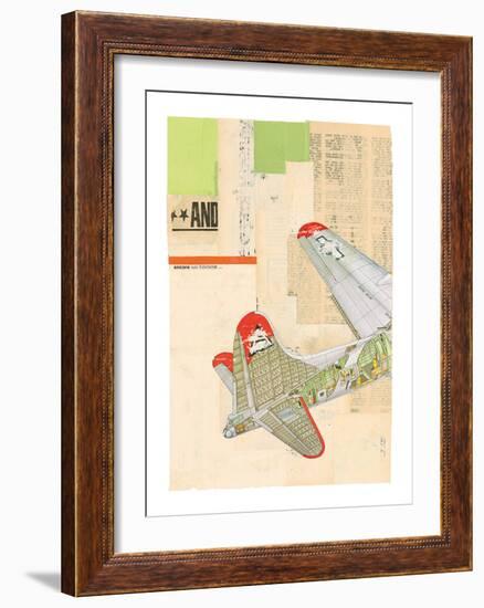 Model Plane 4-Kareem Rizk-Framed Art Print