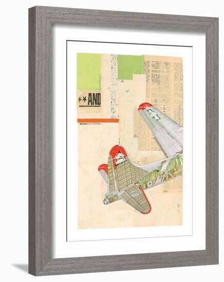 Model Plane 4-Kareem Rizk-Framed Art Print