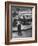 Model Posing Beside Cadillac Eldorado Captures Attention of Young Boy at National Automobile Show-Walter Sanders-Framed Photographic Print