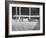 Model Posing Near a Pool-Allan Grant-Framed Photographic Print