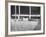 Model Posing Near a Pool-Allan Grant-Framed Photographic Print