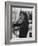 Model Posing-Allan Grant-Framed Photographic Print