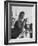 Model Posing-Allan Grant-Framed Photographic Print