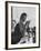 Model Posing-Allan Grant-Framed Photographic Print