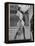 Model Prunelia Wearing a Marc Bohan Evening Dress-Bill Ray-Framed Premier Image Canvas