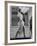 Model Prunelia Wearing a Marc Bohan Evening Dress-Bill Ray-Framed Photographic Print