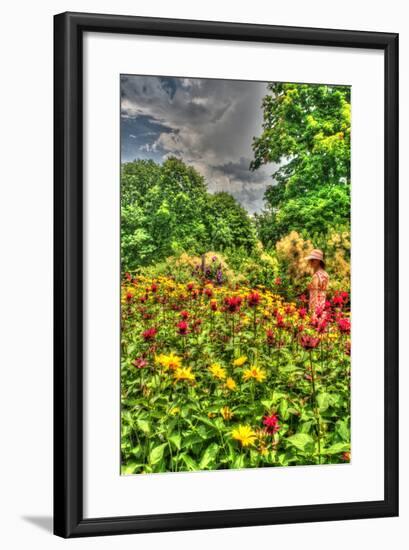 Model Release Garden Vertical-Robert Goldwitz-Framed Photographic Print