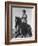 Model Riding a Horse-Allan Grant-Framed Photographic Print