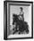 Model Riding a Horse-Allan Grant-Framed Photographic Print