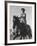 Model Riding a Horse-Allan Grant-Framed Photographic Print