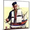 "Model Ship,"October 5, 1935-Gordon Grant-Mounted Giclee Print