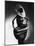 Model Showing Off Mushroom Pleats in the Slim Sheaths-Gjon Mili-Mounted Photographic Print