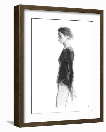 Model Study - Pose-Manny Woodard-Framed Giclee Print