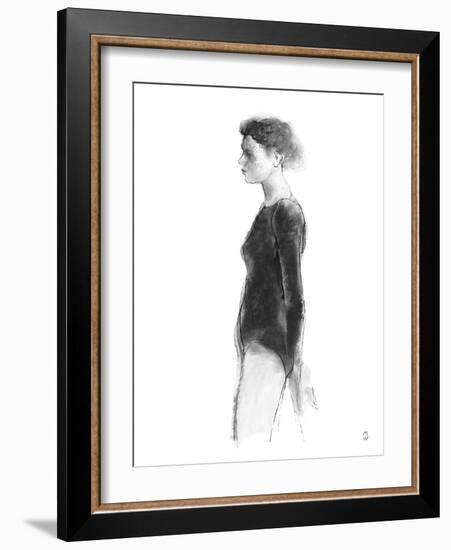 Model Study - Pose-Manny Woodard-Framed Giclee Print