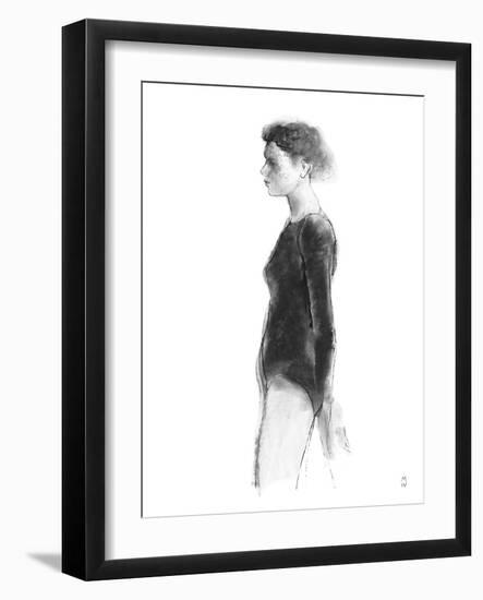 Model Study - Pose-Manny Woodard-Framed Giclee Print