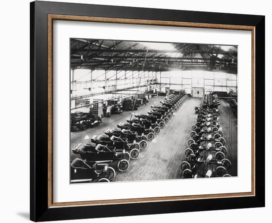 Model T Ford Factory in Trafford Park, Manchester, 1914-null-Framed Photographic Print