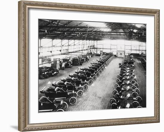 Model T Ford Factory in Trafford Park, Manchester, 1914-null-Framed Photographic Print