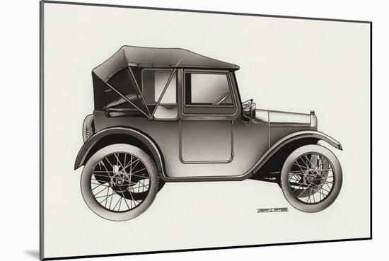 Model T Ford-null-Mounted Giclee Print