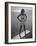 Model Tee Matthews Wearing Two Piece Bathing Suit by Jantzen-Alfred Eisenstaedt-Framed Photographic Print