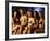 Model Tyra Banks and Other Victoria's Secret Models During Commercial Shoot-Marion Curtis-Framed Premium Photographic Print