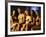 Model Tyra Banks and Other Victoria's Secret Models During Commercial Shoot-Marion Curtis-Framed Premium Photographic Print
