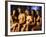 Model Tyra Banks and Other Victoria's Secret Models During Commercial Shoot-Marion Curtis-Framed Premium Photographic Print