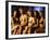 Model Tyra Banks and Other Victoria's Secret Models During Commercial Shoot-Marion Curtis-Framed Premium Photographic Print