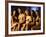 Model Tyra Banks and Other Victoria's Secret Models During Commercial Shoot-Marion Curtis-Framed Premium Photographic Print