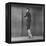 Model Wearing a Bag Dress-Yale Joel-Framed Premier Image Canvas