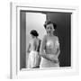 Model Wearing Adhesive Strapless Brassiere Designed by Charles L. Langs, New York, NY, May 1949-Nina Leen-Framed Photographic Print